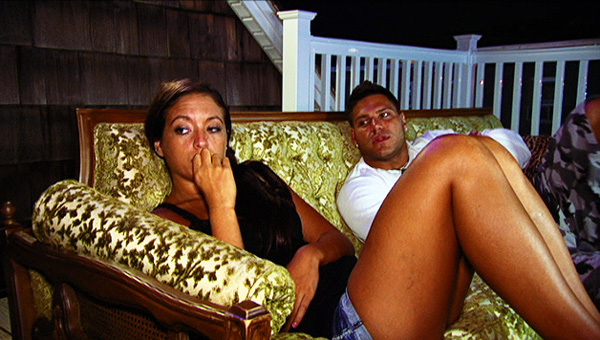 Still of Ronnie Ortiz-Magro and Sammi 'Sweetheart' Giancola in Jersey Shore (2009)
