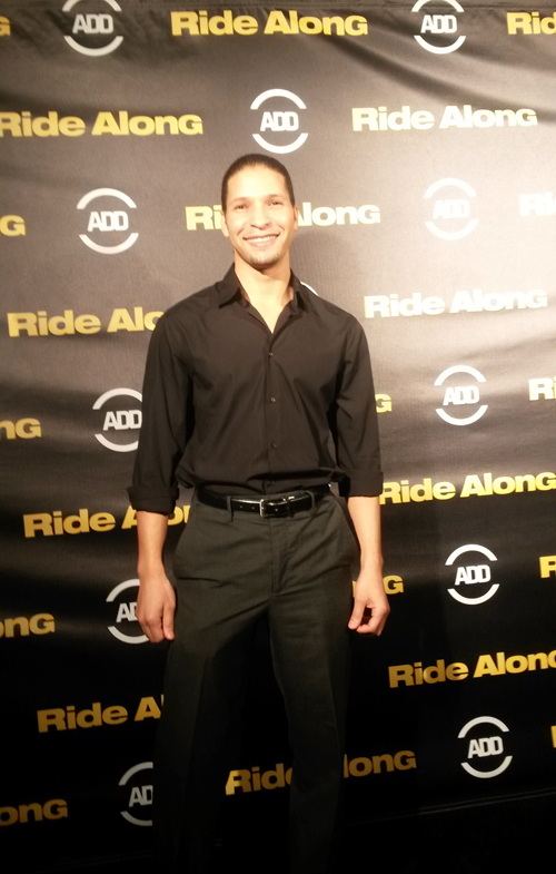 Brandon Moten at Ride Along special screening.