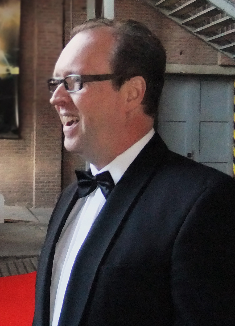 Martin Beek, director, at the premiere of Dutch feature film 