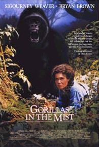 Gorillas in the mist, filmposter