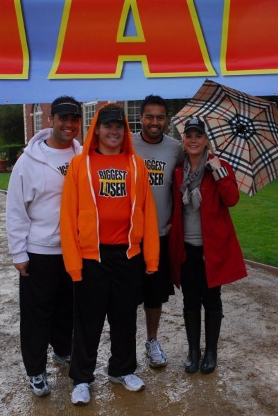 Still of Alison Sweeney, Daris George, Koli Palu and Michael Ventrella in The Biggest Loser (2004)