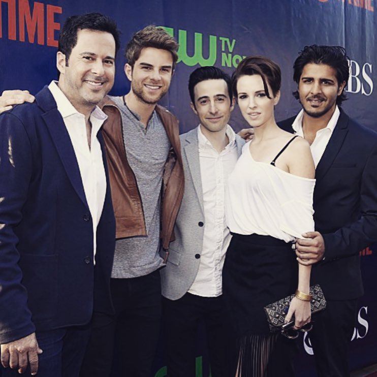 Jonathan Silverman, Josh Zuckerman, Nathaniel Buzolic, Jay Ali and Emma Fitzpatrick