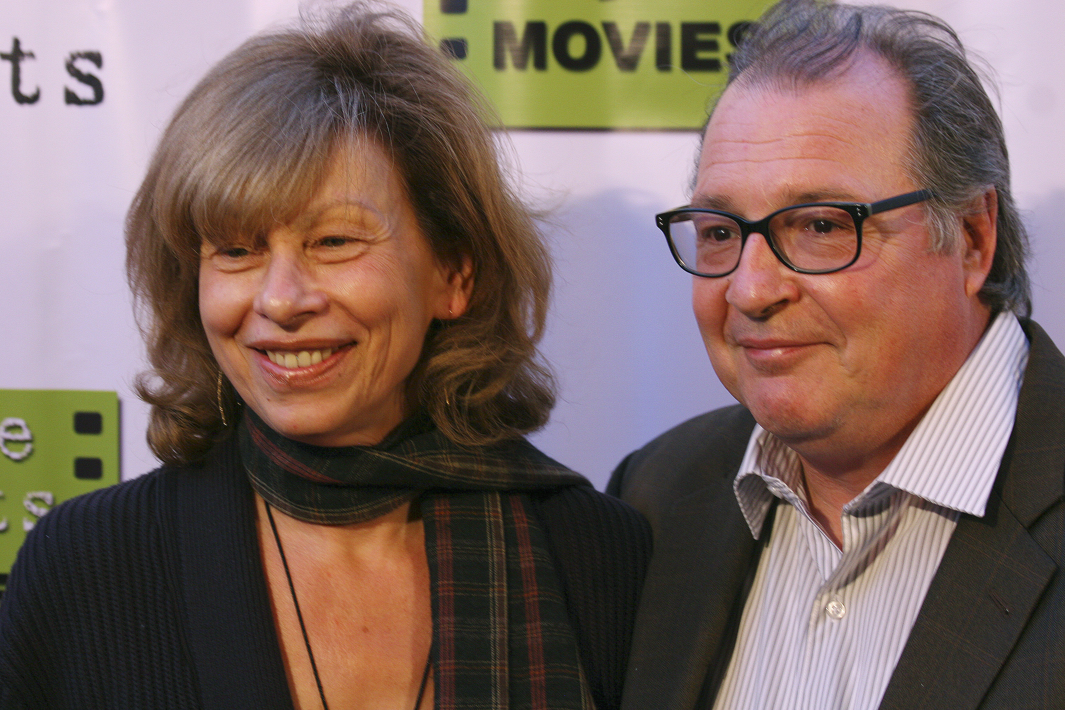 Actor: Kevin Dunn and his wife during the premier of FRAY