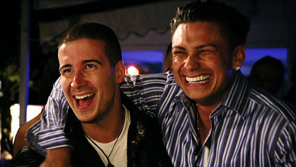 Still of Vinny Guadagnino and Paul 'Pauly D' DelVecchio in Jersey Shore (2009)