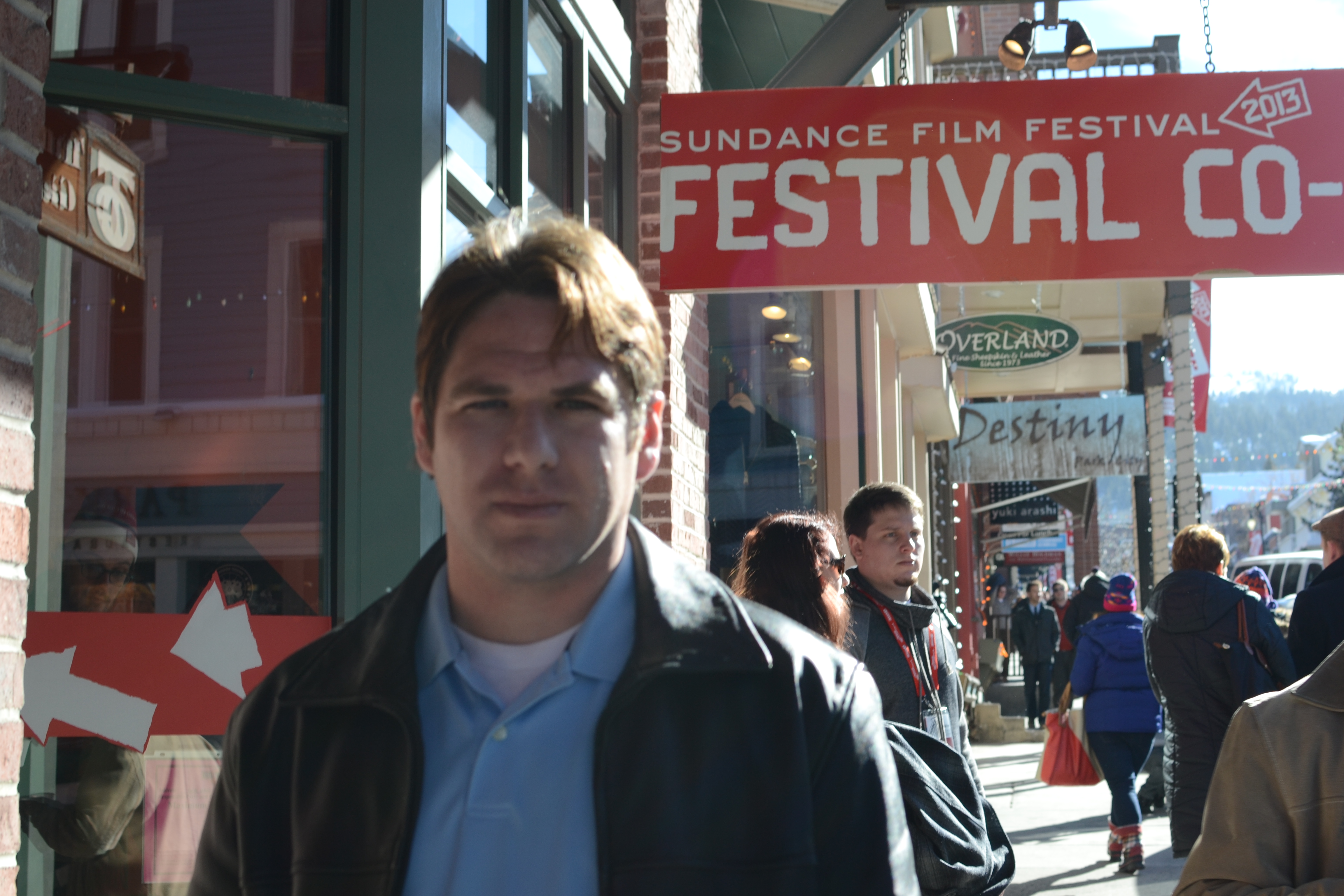 Actor Joseph James at the Sundance Film Festival