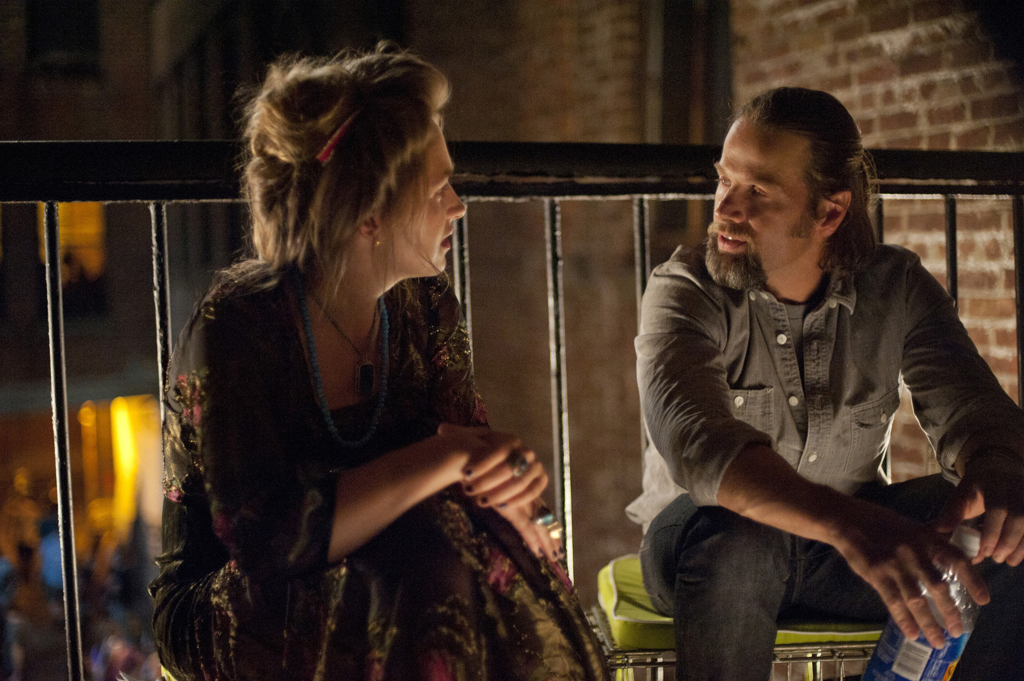 Still of James Le Gros and Jemima Kirke in Girls (2012)