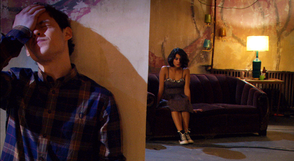 Still of Sofia Black-D'Elia and James Newman in Skins (2011)