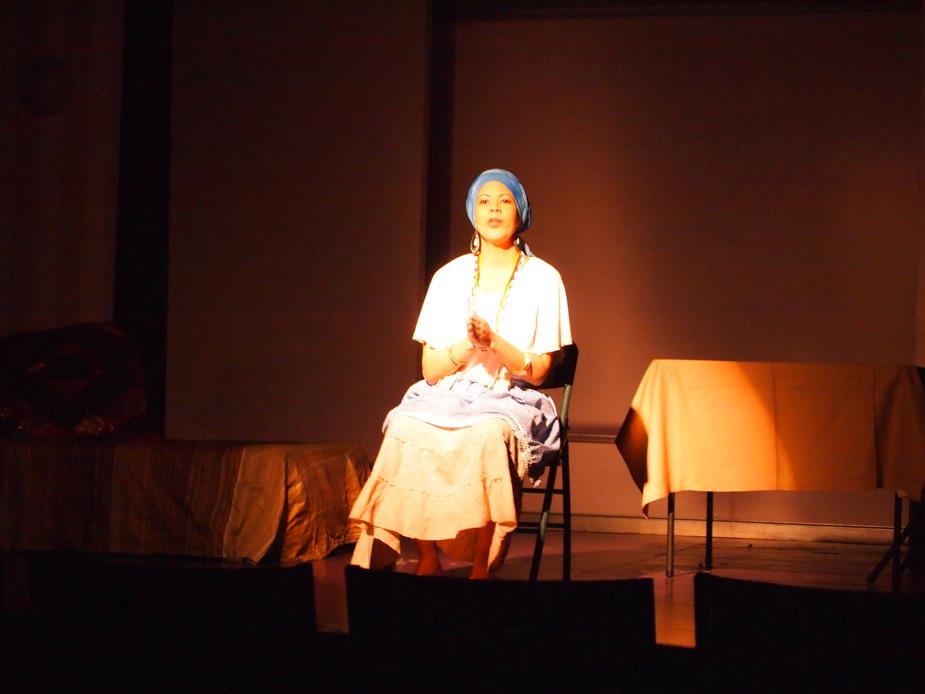Katherine Dickson as 'Iya Carmen' in 'A Wound In Time' - St. Luke's Theater - Nov. 2012