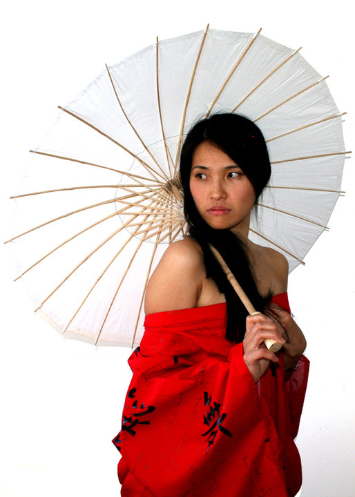 Geisha Umbrella Actress Lai Peng Chan