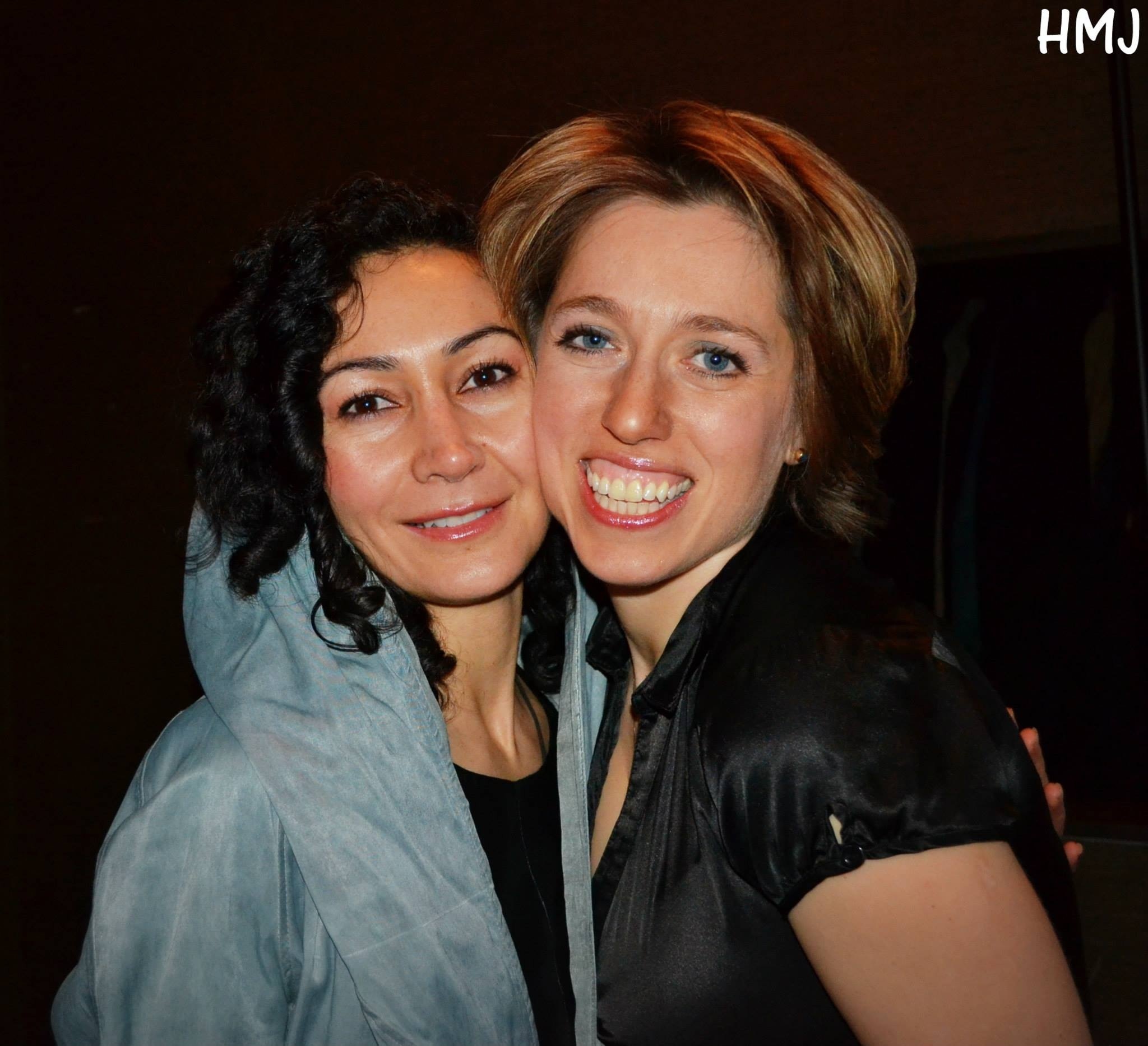 Sanam Erfani with host of The Curious Cook, Athena Reich