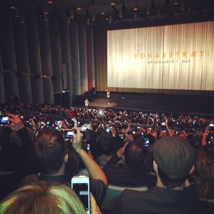 Life in a fishbowl Premiere 2014 in Iceland