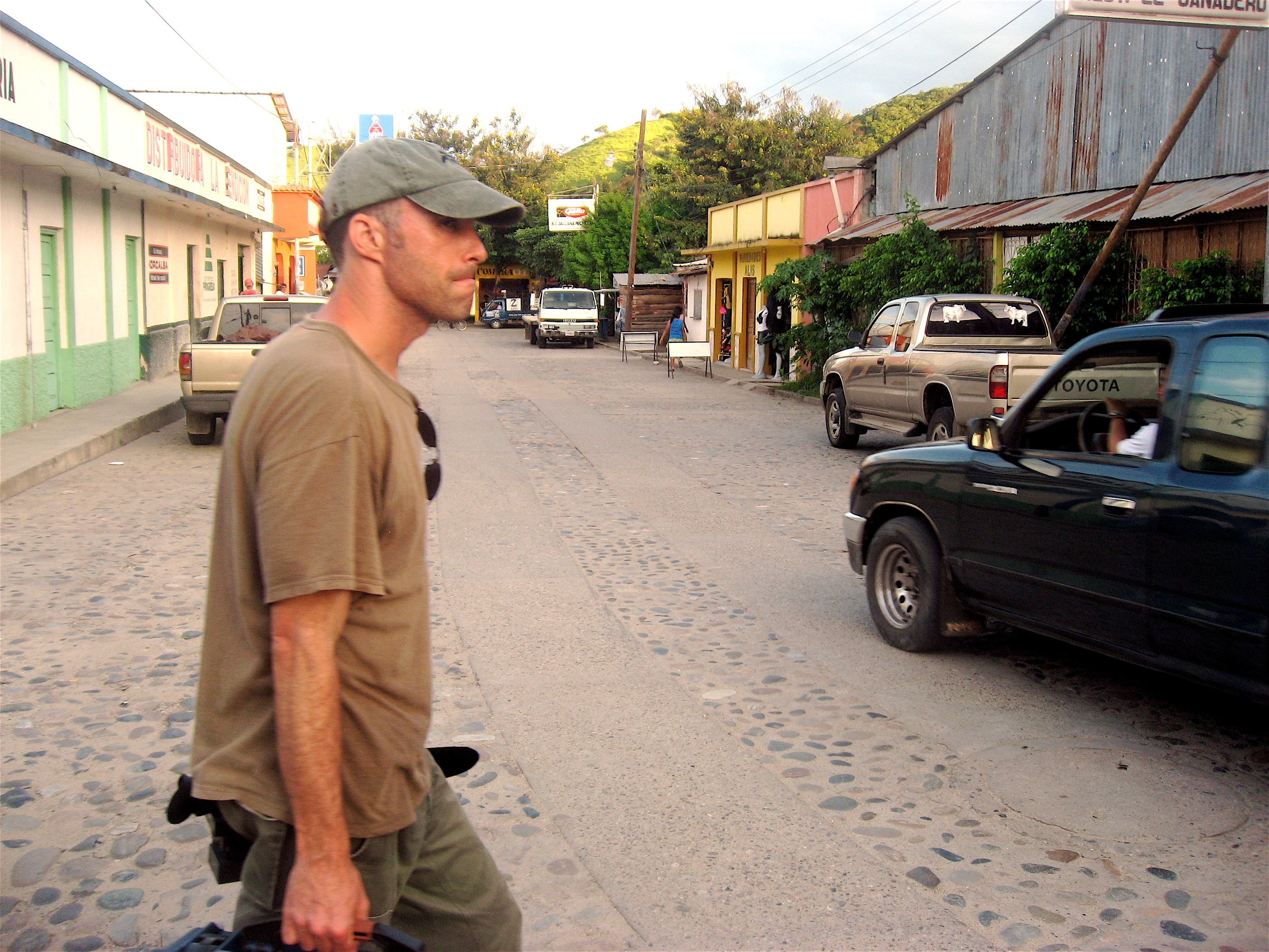 Boaz Dvir on a documentary shoot in Guatemala