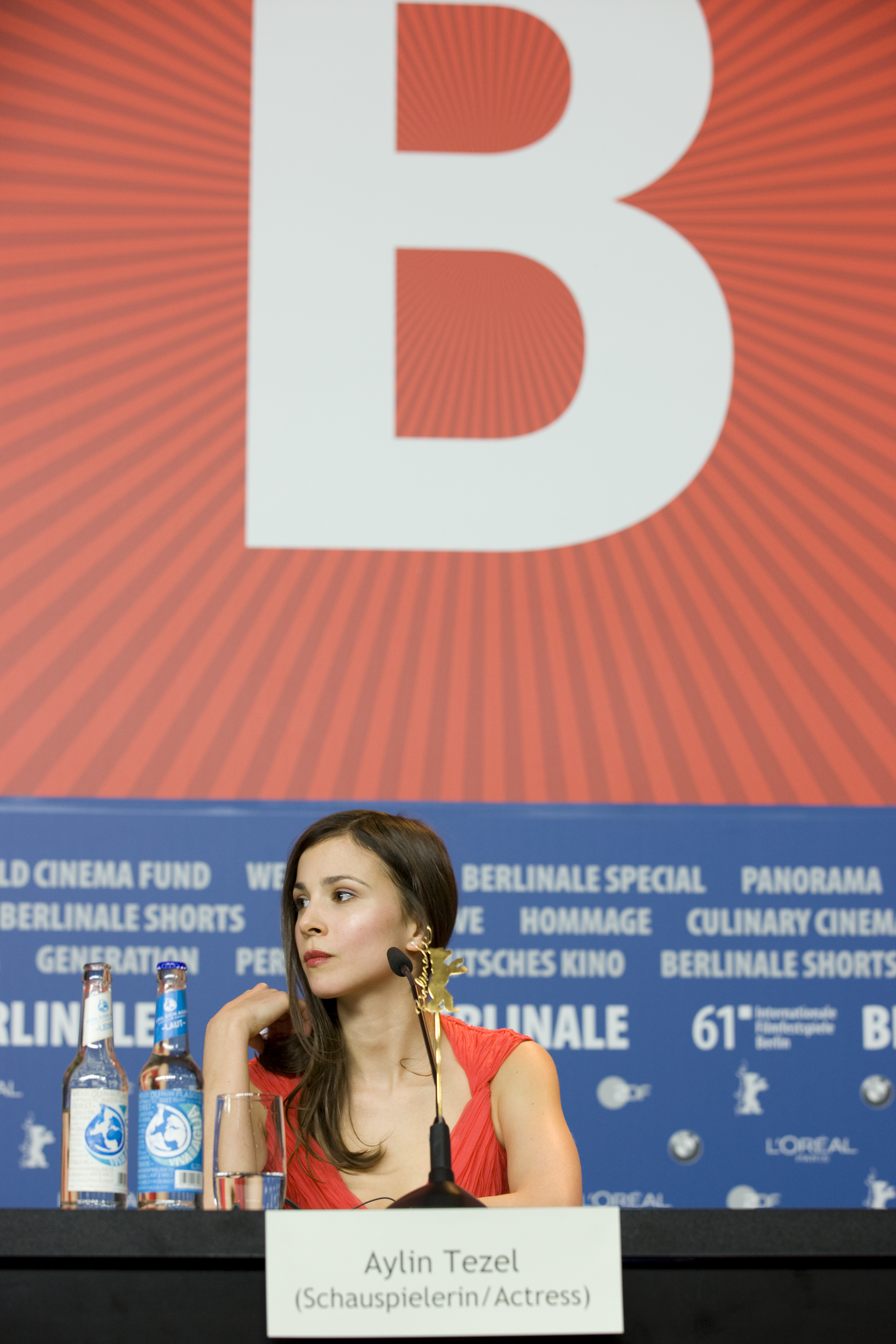 Aylin Tezel at the Berlin International Film Festival 2011 presenting her film 