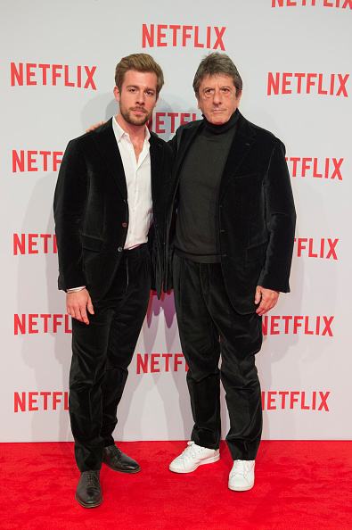 Ed Hendrik (a.k.a. Edoardo Purgatori) and Andrea Purgatori at event for Netflix Italy launch party