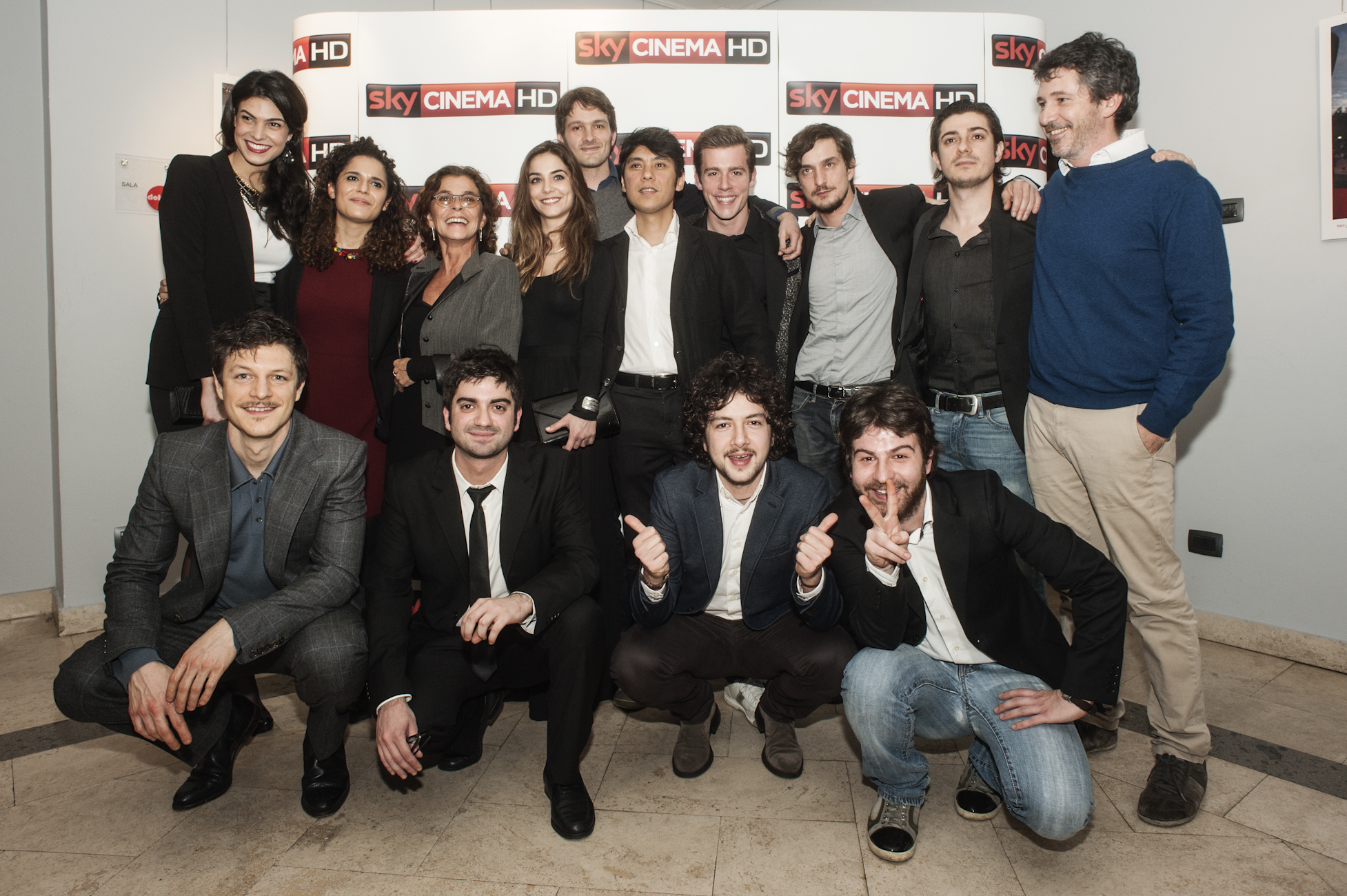 Ed Hendrik (a.k.a. Edoardo Purgatori), Alessandro Tiberi, Marco Lupo Angioni, Ugo Piva, Mily Cultrera di Montesano, Andrea Bosca, Fabiola Banzi, Giulia Lapertosa, Giancarlo Fontana, Giuseppe Stasi and Daniel Franchina at event for Amore Oggi