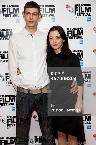 Liam Springs and Marama Corlett at the BFI London Film Festival 2014 The Goob