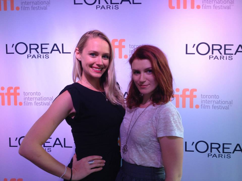 Actresses Helena Marie & Katy Breier, TIFF 2014.