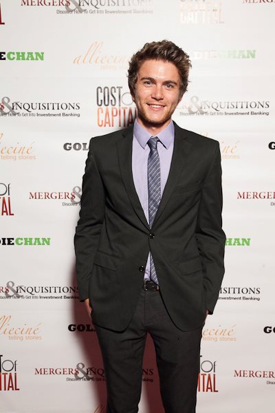 Sam Martin at the Cost Of Capital Premiere.