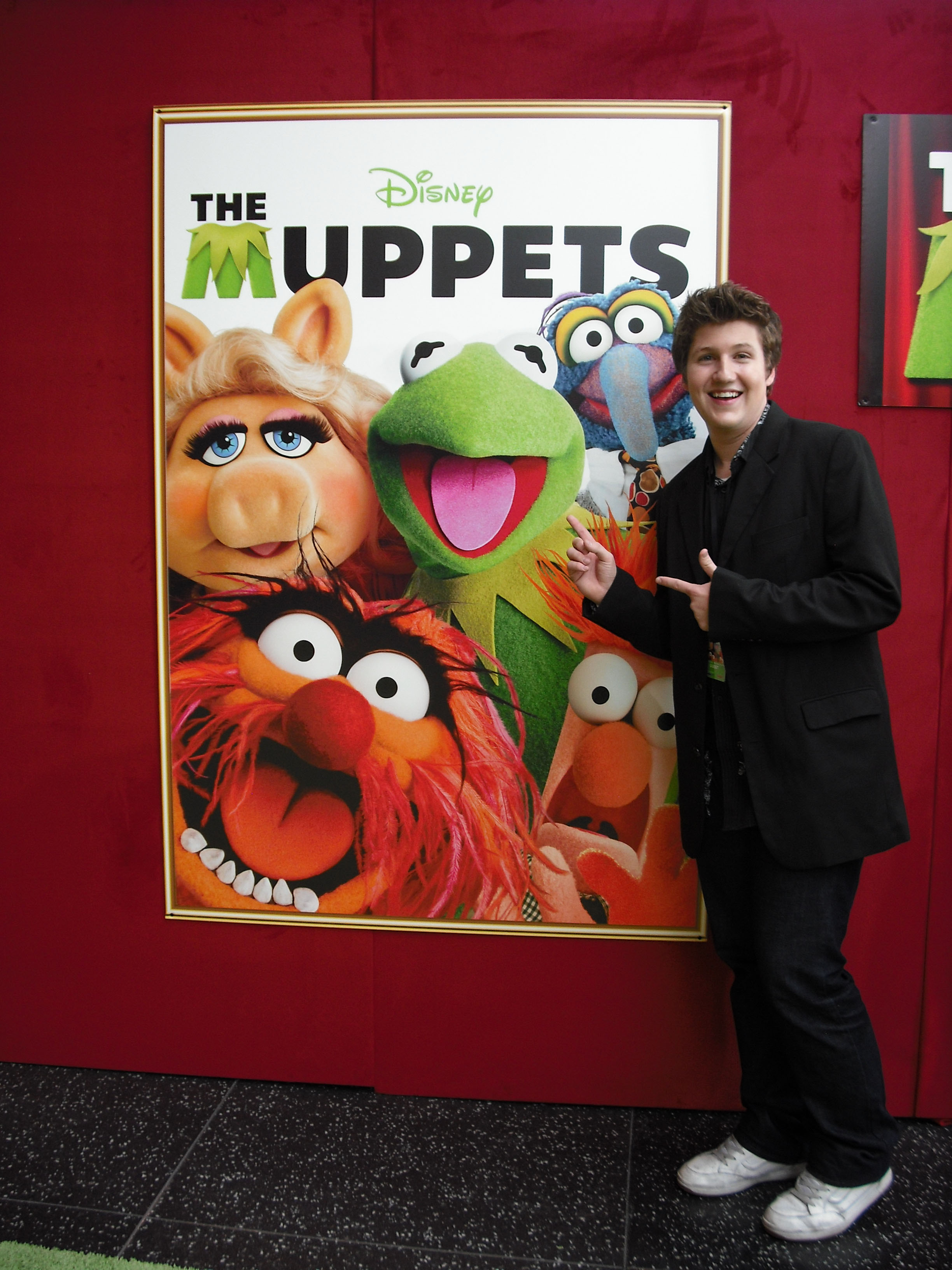 David with The Muppets