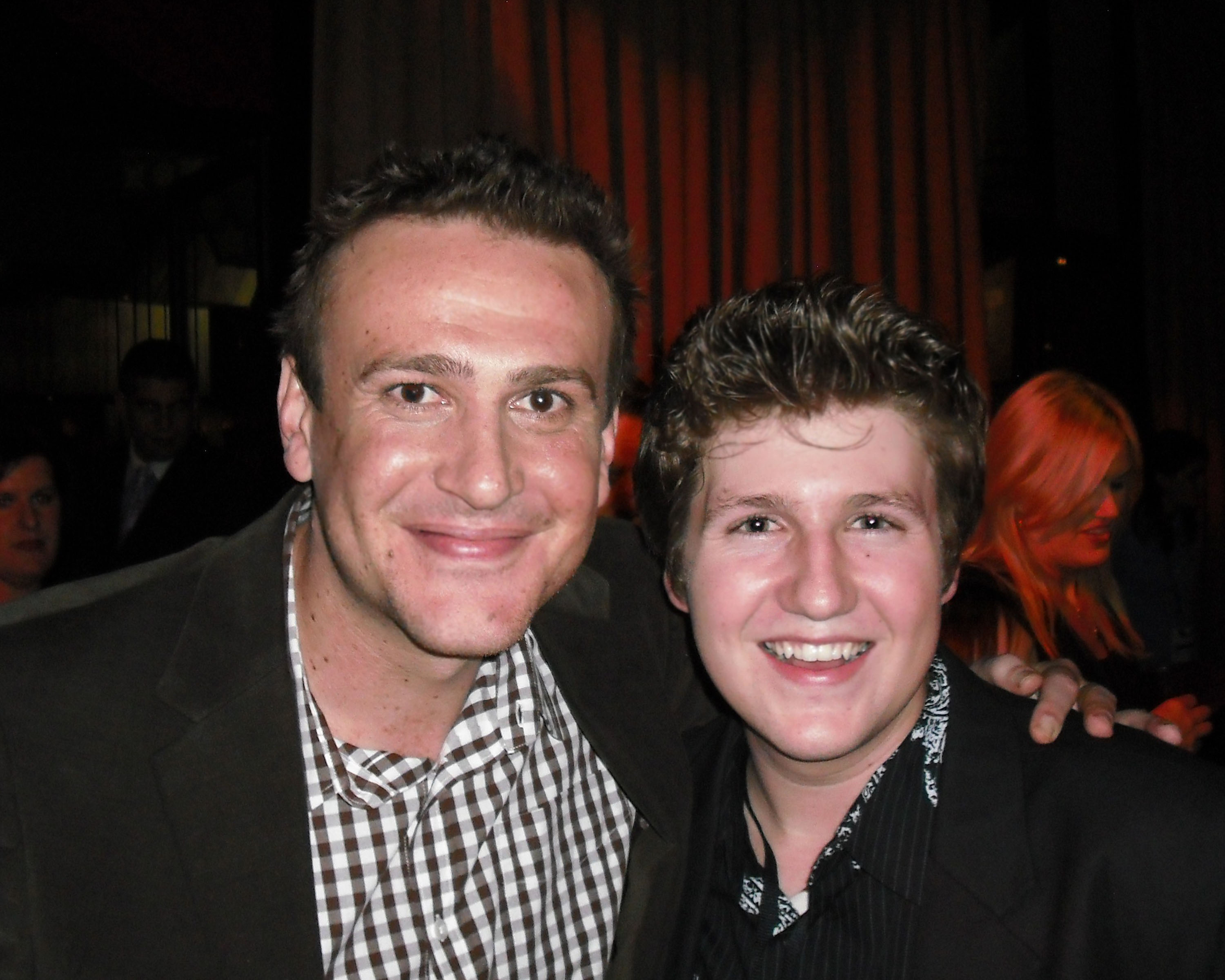 David with Jason Segel at The Muppet's Premiere and After Party