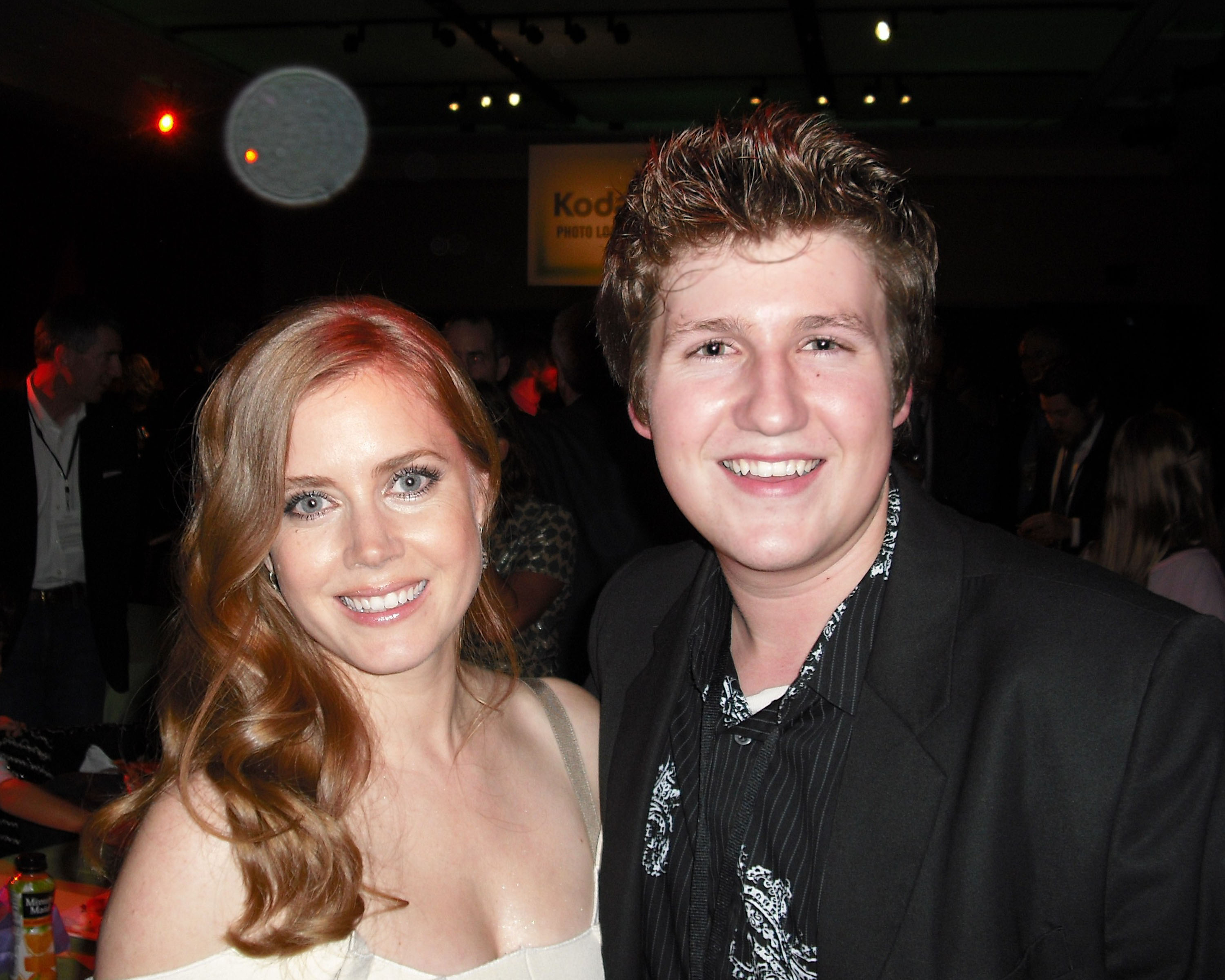 David with Amy Adams at The Muppets Premiere, After Party.