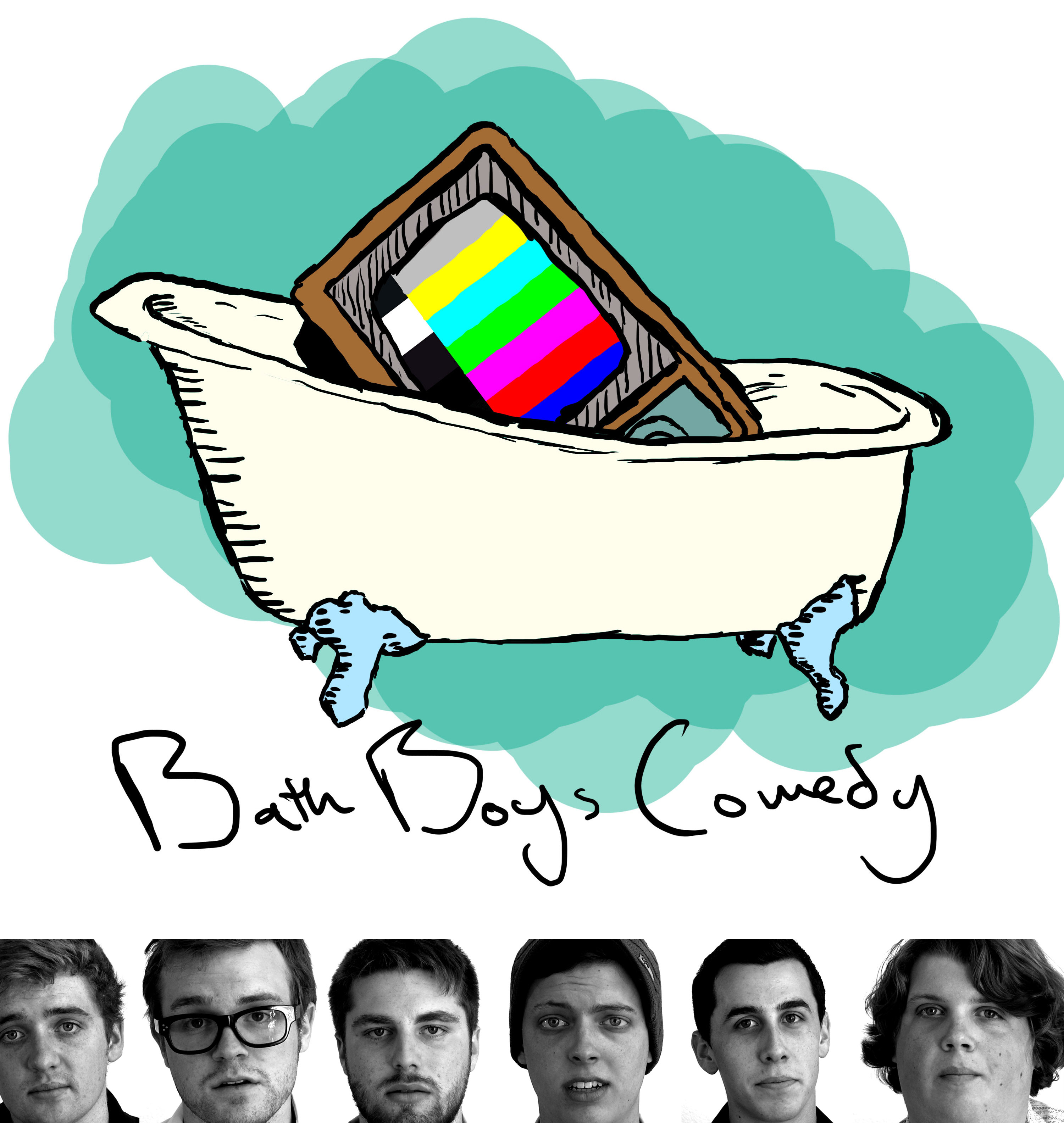Kurt Maloney, Roger Garcia III, Tyler Phillips, Peter Gilroy, Jacob Wysocki and Scott Brazee in Bath Boys Comedy (2011)