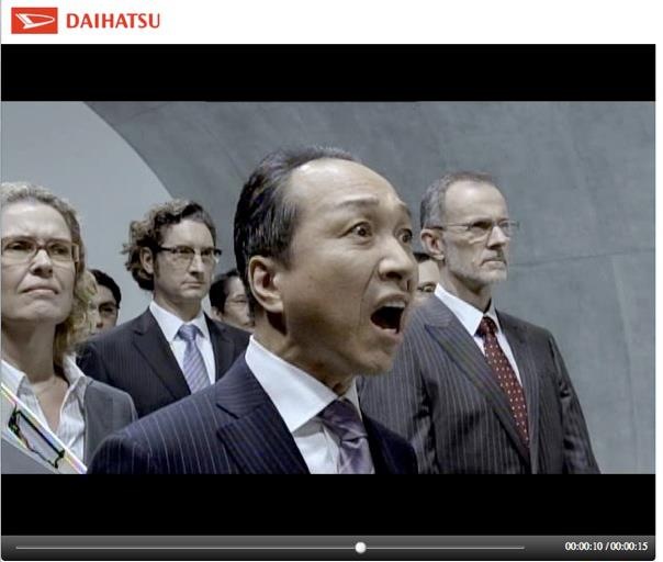 TV commercial for Daihatsu Move automobile.