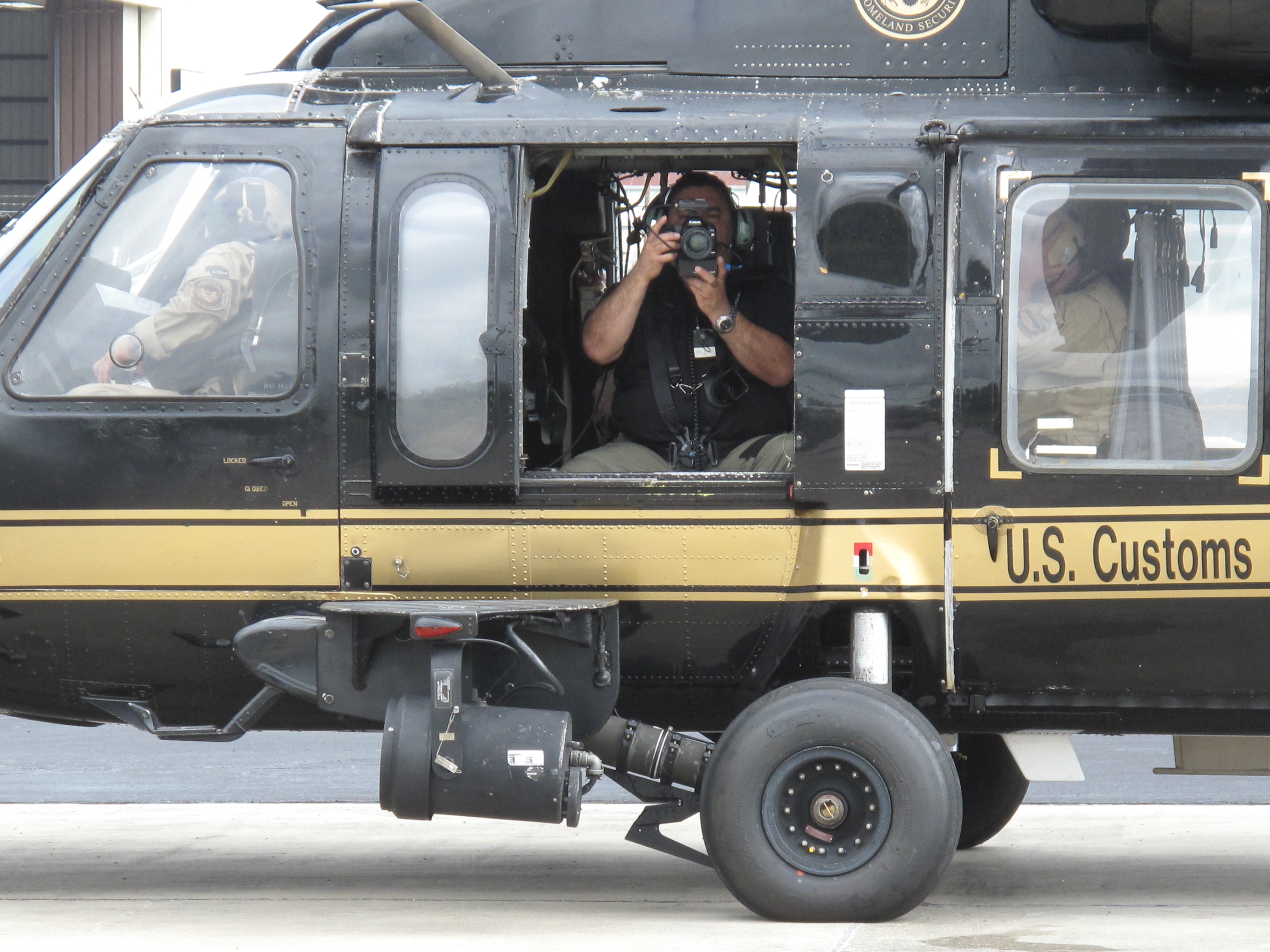 Dan Barrios supporting relief operations in Louisiana after Hurricane Irene.