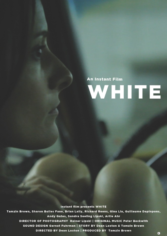 Movie Poster for White. Starring Tamzin Brown
