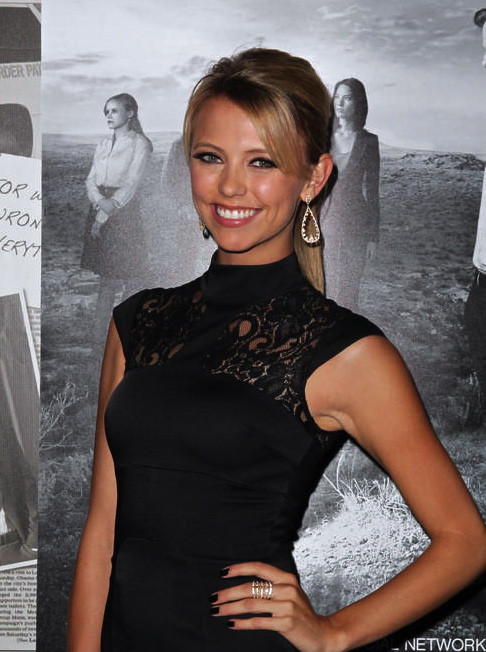 Riley Voelkel at the premiere of HBO's 'The Newsroom' Season 2 at the Paramount Theater, Los Angeles.