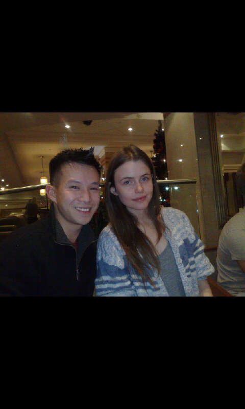 BAO TIEU WITH HOLLYWOOD STAR NICOLE LINKLETTER, AMERICAS NEXT TOP MODEL WINNER CYCLE 5,