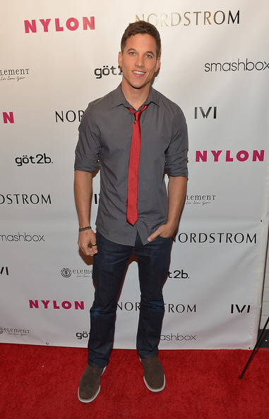Mike C. Manning attends NYLON And Onitsuka Tiger Celebrate The Annual May Young Hollywood Issue at The Roosevelt Hotel in Hollywood, California.