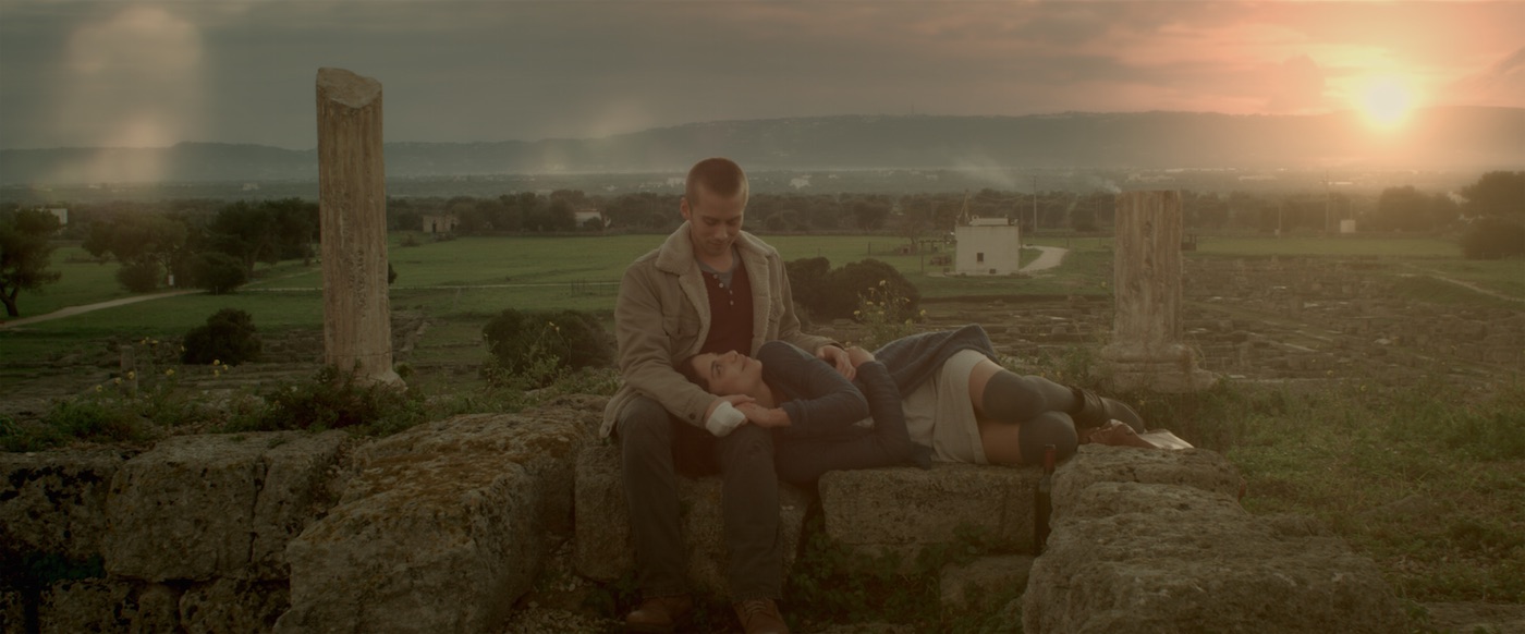 Still of Lou Taylor Pucci and Nadia Hilker in Spring (2014)