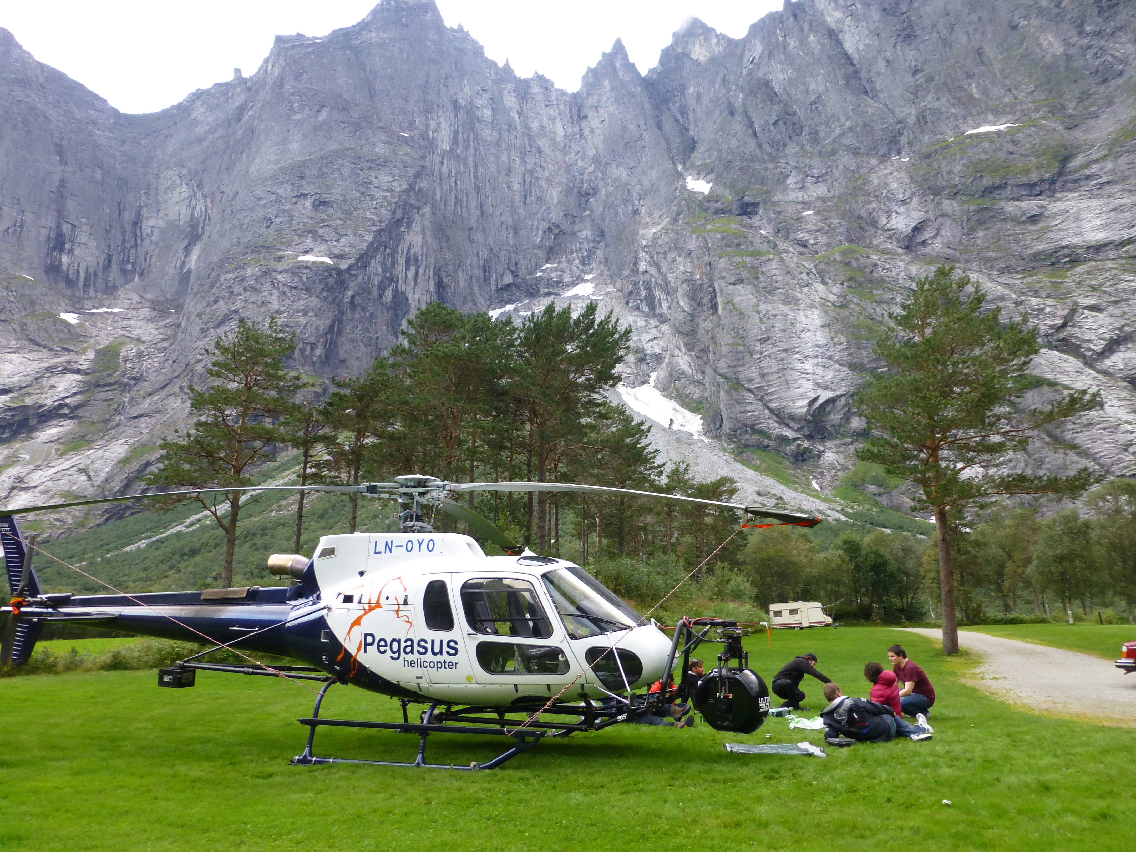 Nettmann Stab-C at work in Trollwall in Norway, at the feature film 