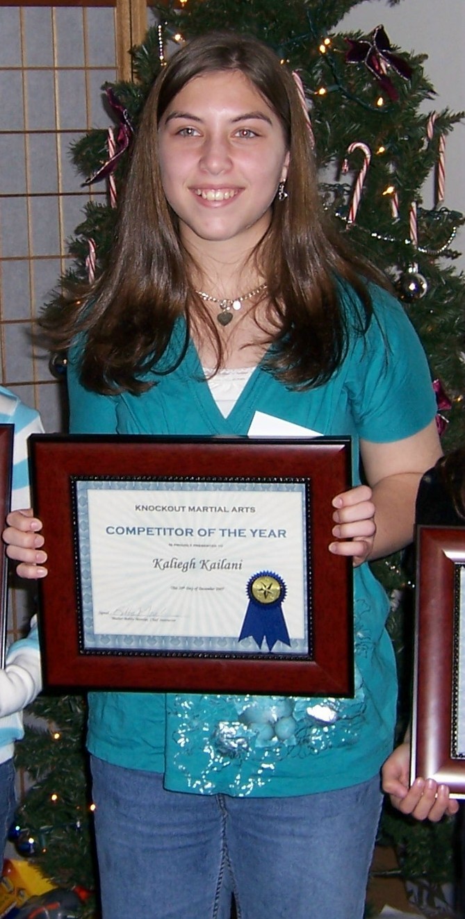 Tae Kwon Do competitor of the year