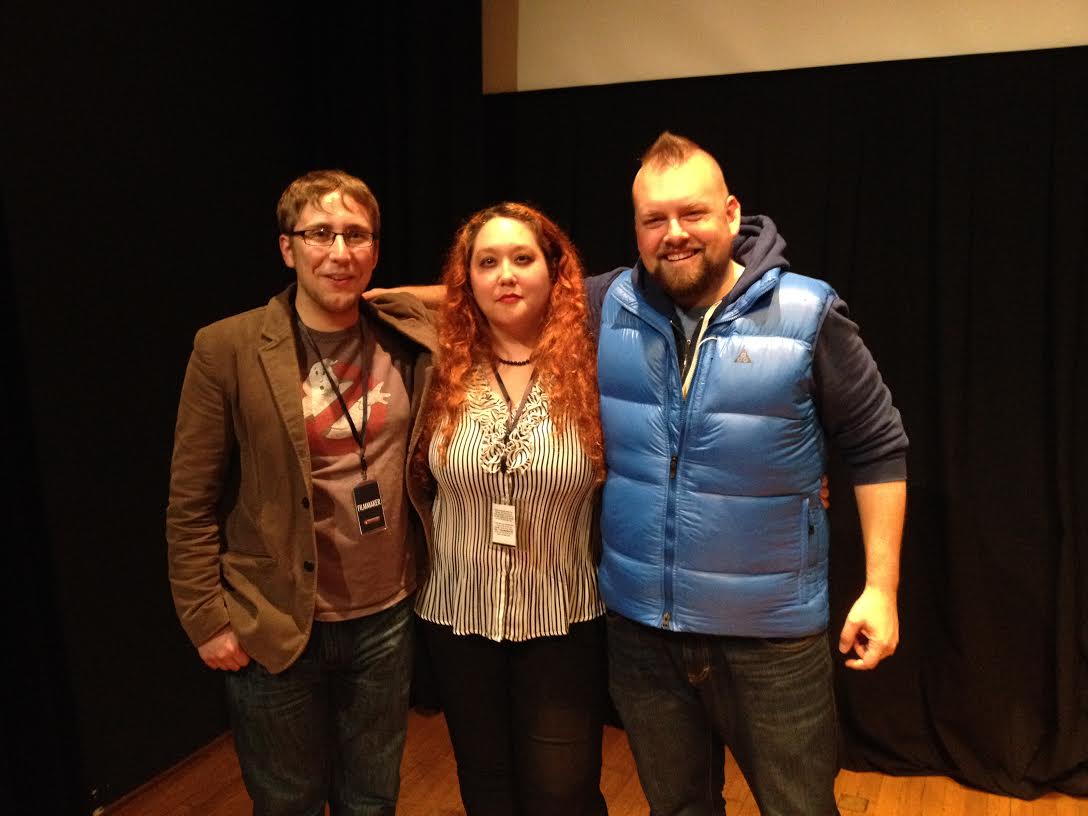 John Portanova, Tonjia Atomic, and Don Thacker at the Local Sightings Film Festival