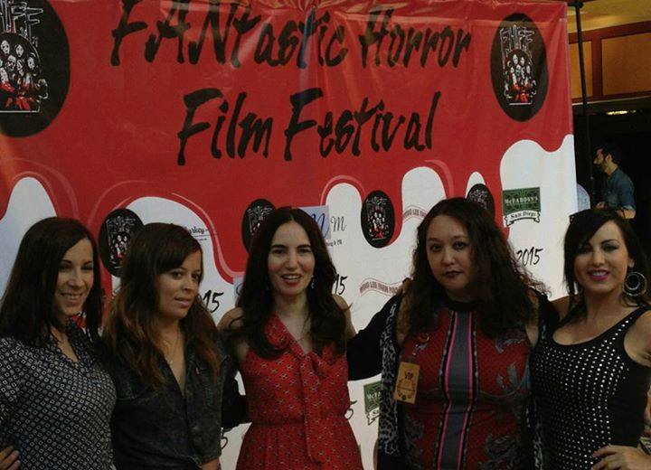 Shannon Dia, Tiffani Brooke Fest, Vida Ghaffari, Tonjia Atomic, Sheri Davis at the Fantastic Horror Film Festival.