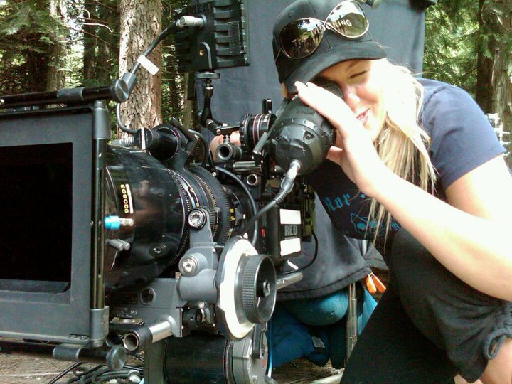 On the set of The Mooring in Idaho