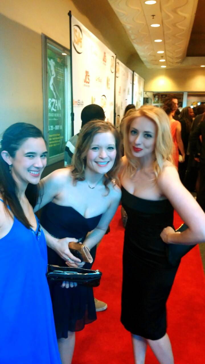 At the 5th Annual Indie Series Awards with the leads of Producing Juliet.