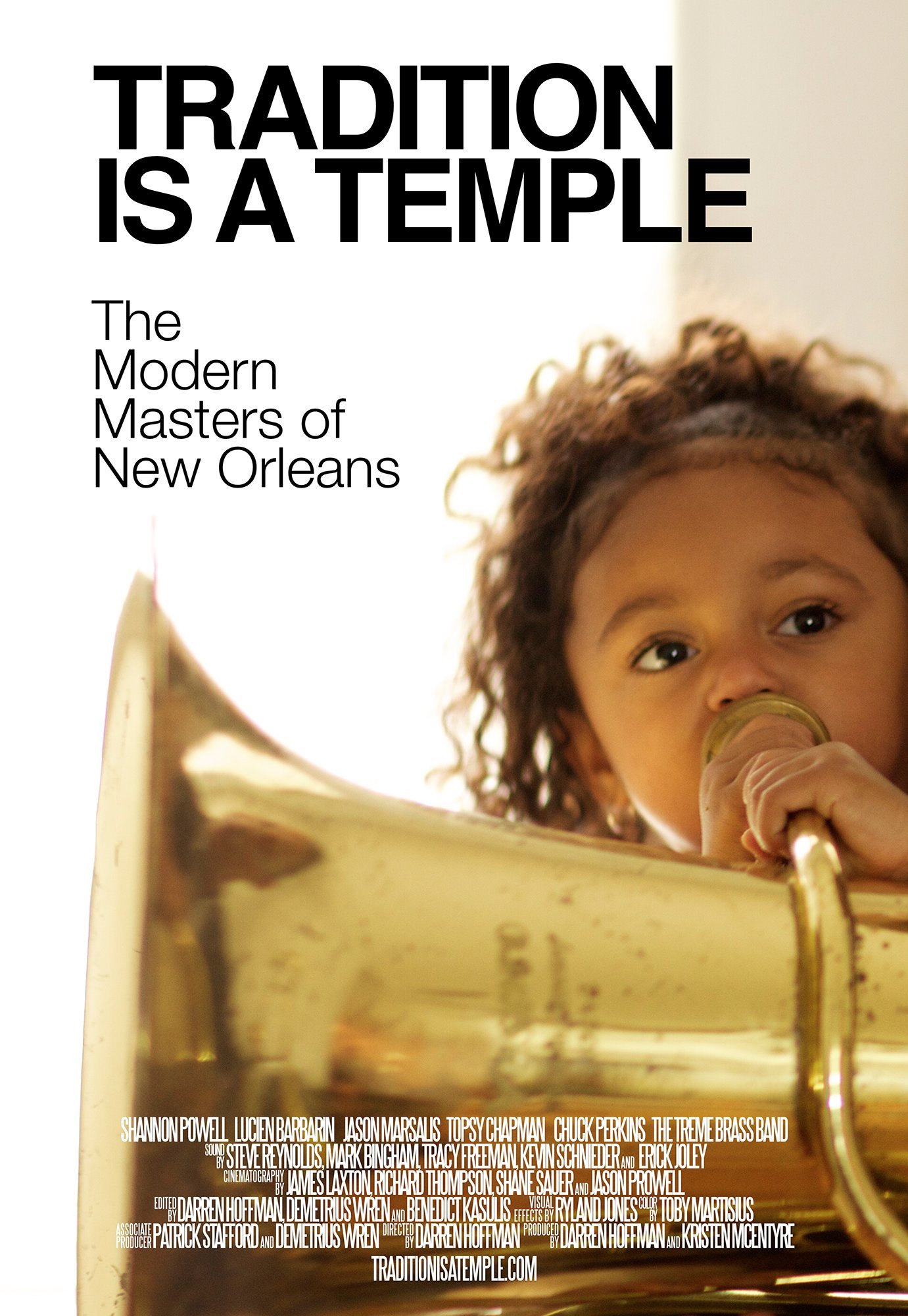 TRADITION IS A TEMPLE is a modern look at traditional New Orleans music, drawing upon the citys unique heritage to examine the fragility of tradition itself.