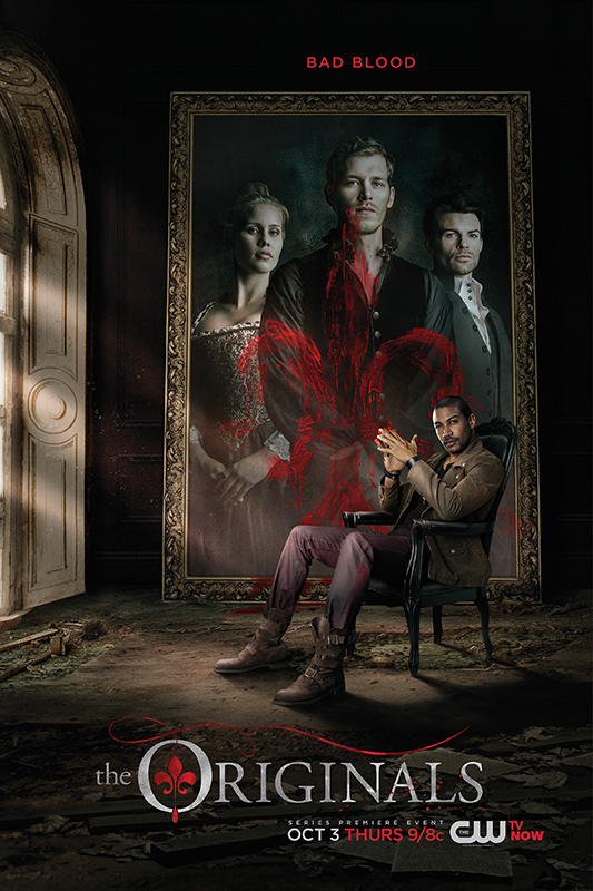 Daniel Gillies, Joseph Morgan, Leah Pipes and Charles Michael Davis in The Originals (2013)