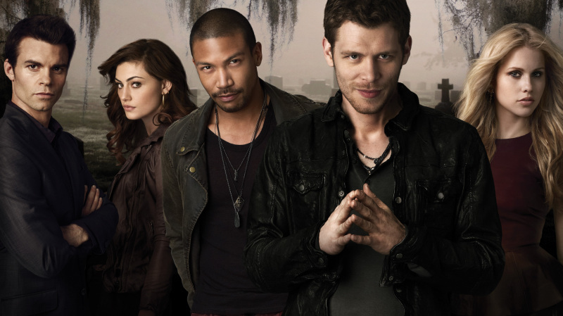 Still of Daniel Gillies, Joseph Morgan, Phoebe Tonkin, Charles Michael Davis and Claire Holt in The Originals (2013)