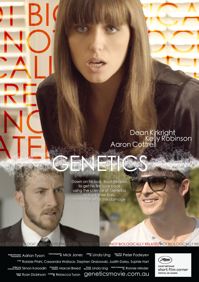 Film Poster for my short 'Genetics'