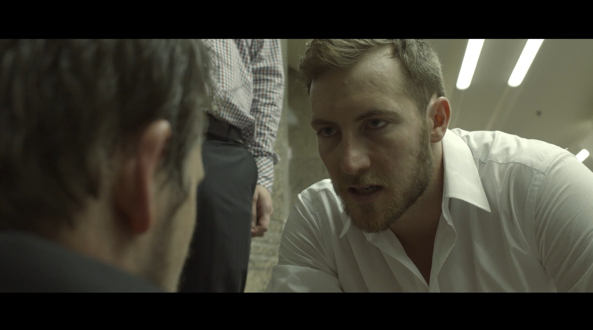 Screenshot from my short film 'Genetics' with actor Aaron Cottrell