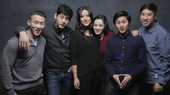 The cast of Seoul Searching at LA Times photo shoot, Sundance 15'