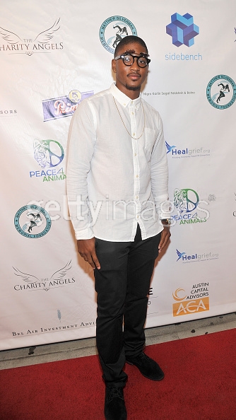 Actor Sheldon Smith attends the 1st Annual Matthew Silverman Memorial Foundation's Light Up the Night for Suicide Awareness at The Buffalo Club on October 24, 2014 in Santa Monica, California.