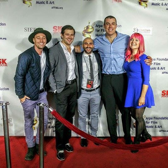 On the red carpet for the ARPA Film Festival at the Egyptian Theatre, Los Angeles.