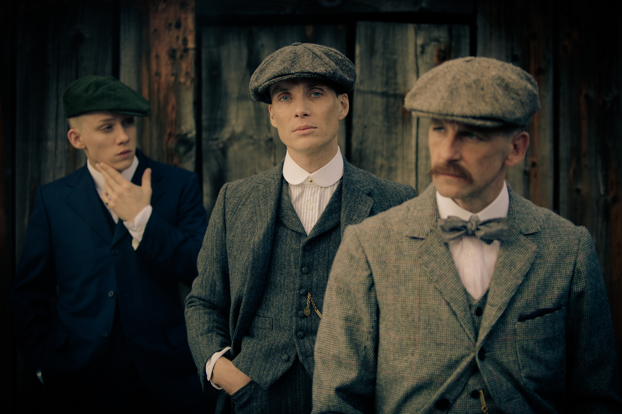 Still of Cillian Murphy, Paul Anderson and Joe Cole in Peaky Blinders (2013)