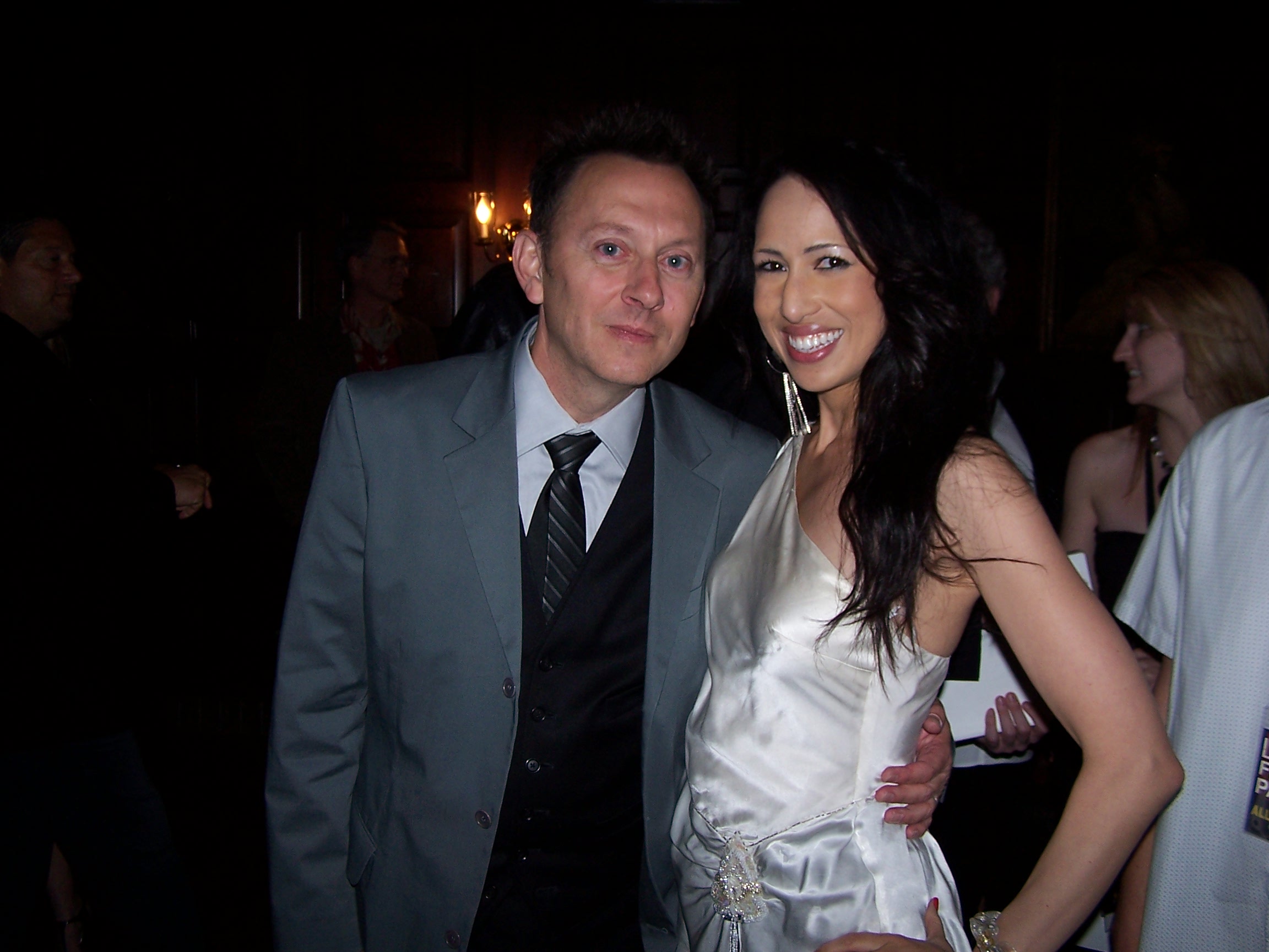Elly Kaye and Michael Emerson at the LOST Fan Finale Party in Downtown Los Angeles
