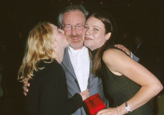 Drew Barrymore, Steven Spielberg and Gwyneth Paltrow